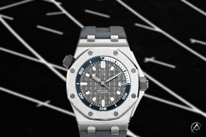 Audemars Piguet Royal Oak Offshore Diver, Stainless Steel, Grey Mega Tapisserie Dial, 42 mm