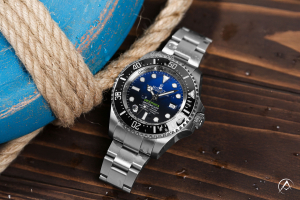 Rolex Deepsea, Stainless Steel, Deepsea Blue Dial 