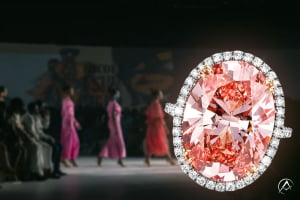 Jewelry Trends Fall 2026 - Diamonds by Avi & Co. Platinum and 18K Rose Gold, Fancy Pink Oval-Cut Diamond Ring