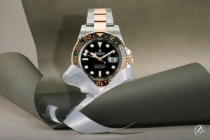 Holiday gift watches Rolex GMT-Master II “Root Beer,” Stainless Steel and 18K Rose Gold, Black Dial