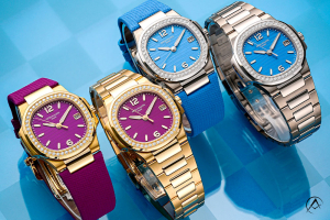 Patek Philippe women's Nautilus watches blue and purple
