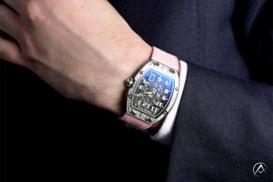 Richard Mille RM 67-01 watch with pink band