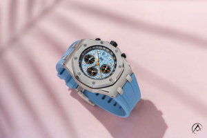 Audemars Piguet Royal Oak Offshore, Stainless Steel, Blue Dial, 42 mm