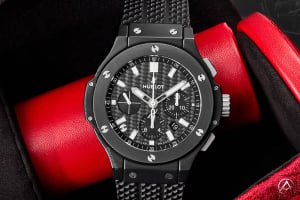 Watches Worn by NFL Athletes - Hublot Big Bang, Chronograph, Ceramic, Black Index Dial, 44 mm