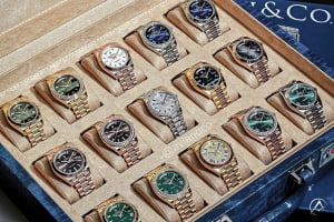 Box of Rolex watches at Avi & Co.
