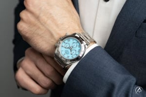 Rolex Daytona Beach, 18K White Gold, Turquoise Roman Dial