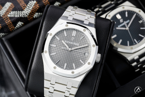 Audemars Piguet white metal Royal Oak watches