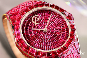 The Avi & Co. Hue Collection red ruby watch
