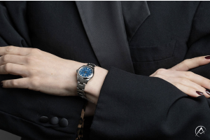 Rolex Oyster Perpetual 28, Stainless Steel, Mediterranean Blue Index Dial