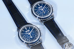 Patek Philippe Grand Complications Perpetual Calendar, Platinum, Sapphire Bezel, 41 mm