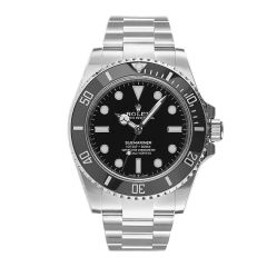 Rolex SUBMARINER NO DATE 124060, Stainless Steel, Black dial, 41 mm