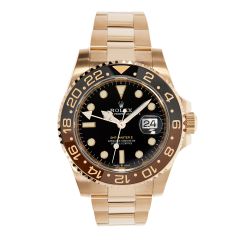 Rolex GMT-Master II126715CHNR, Rose Gold, Black dial, 40 mm
