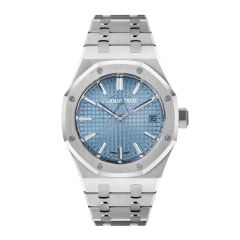 15550ST.OO.1356ST.08, Stainless Steel, Blue Dial, 37mm White Background