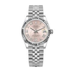 Rolex Lady-Datejust 278274, Jubilee, Steel, Pink Diamond Roman VI Dial, 31mm