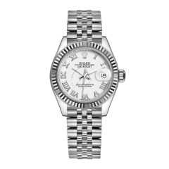Rolex Lady-Datejust 279174, Jubilee, Steel, White Roman Dial 