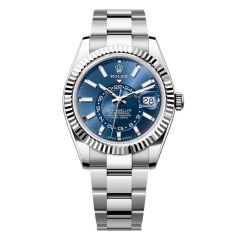 Rolex Sky dweller 336934, Stainless Steel, Blue Index Dial, 42 mm