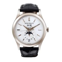 Patek Philippe Complications, 5396G-011, Annual Calendar, White Gold, Silver Dial, 39mm