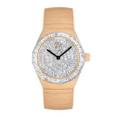 Avi & Co. Frosted Collection Diamond, Frosted 18K Rose Gold, 40mm