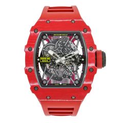 Richard Mille RM 035 RM35-02, Red TPT, Transparent Dial, 50 mm