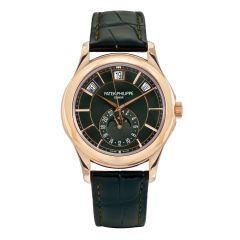 Patek Philippe Complications 5205R-011, Rose Gold, Olive Green Dial, 40 mm