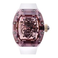 Richard Mille RM56-01, Tourbillon Brown Sapphire, Transparent Dial, 50 mm