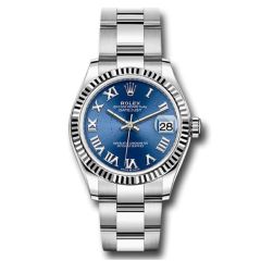Rolex Lady-Datejust 278274, Oyster, Steel, Blue Roman Dial, 31mm