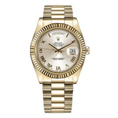 Rolex Day-Date 41 218238 , Yellow Gold, Grey Roman dial, 41 mm