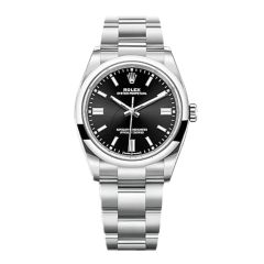 Rolex Oyster Perpetual 126000 Steel black Dial In Stock, 36 mm