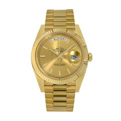 Rolex Day-date 40, 228238, 18K Yellow Gold, Champagne Index Dial, 40 mm
