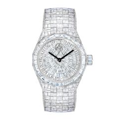 Avi & Co. Iced Collection AH23, 18K Rose Gold, 83.69CT Diamond Dial, 37 mm