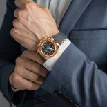 Rolex Daytona 116588SACO, 18K Yellow Gold, Sapphire, Black Diamond