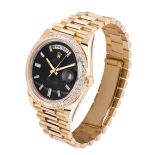 Buy the Rolex Day-date 40, 228398TBR-0038 with Black Diamond
