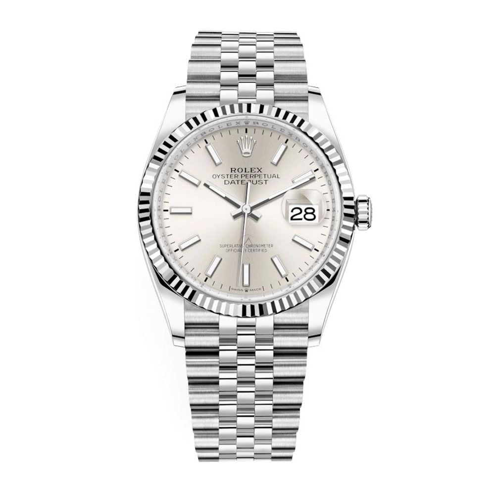 Rolex Datejust 126234, Stainless Steel, Silver Index Dial, 36 mm - Avi & Co. 1