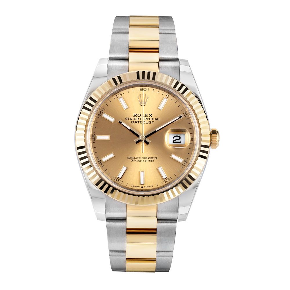 Rolex Datejust 41mm 126333, 18K Yellow Gold & Stainless Steel, Champange Index Dial, 41 mm - Avi & Co. 1