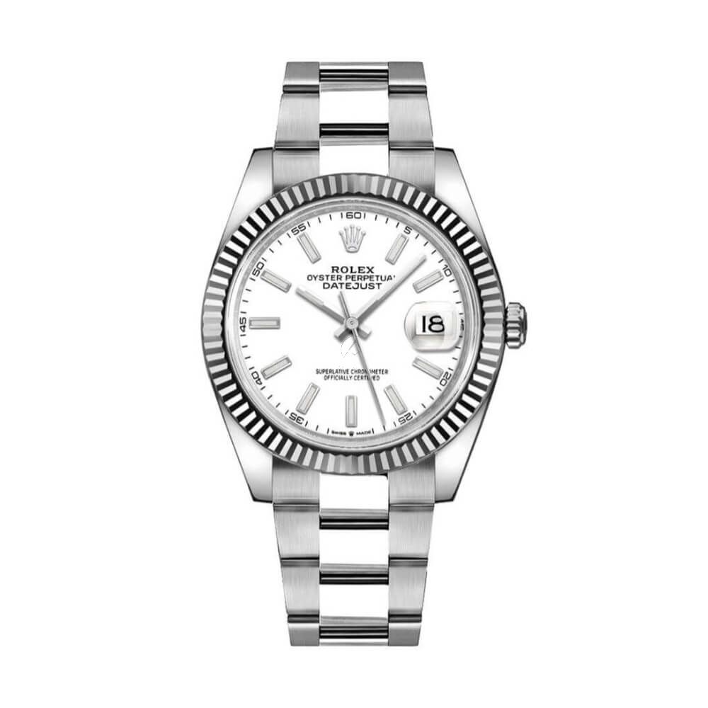 Rolex Datejust 41 126334, Oyster, Steel, White Index Dial, 41mm - Avi & Co. 1