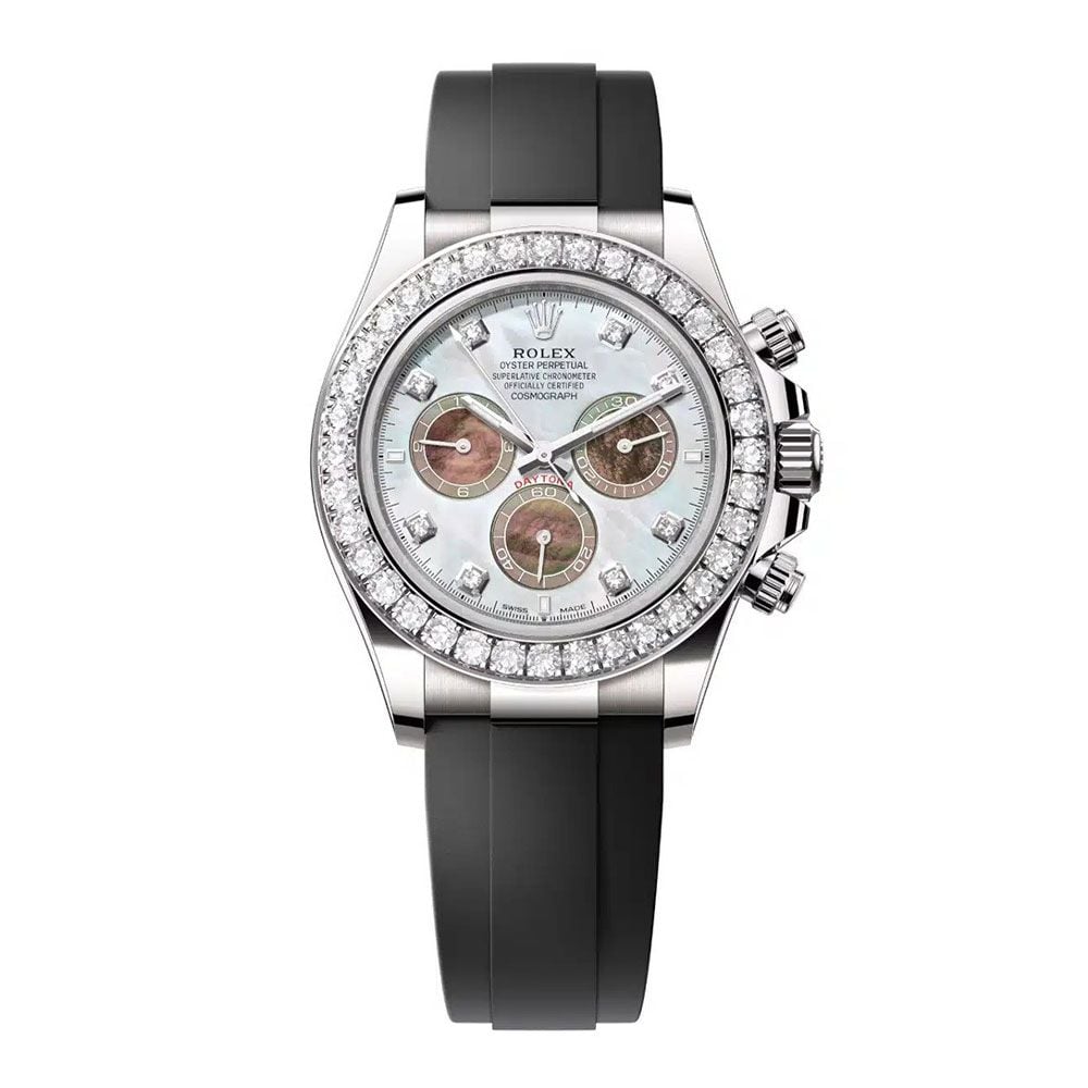 Rolex Daytona 126589RBR, 18K White Gold, MOP Diamond Dial, 40MM - Avi & Co. 1