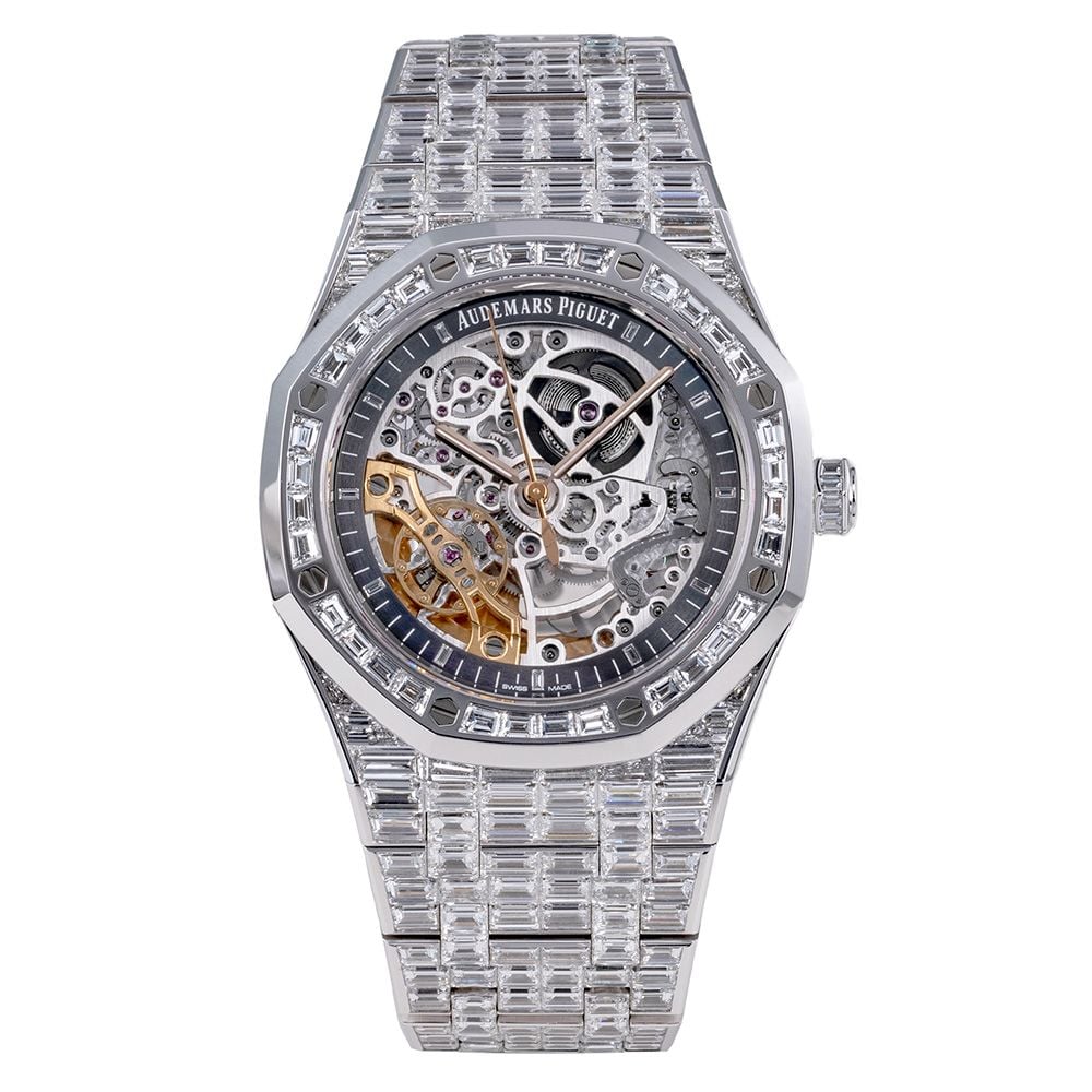 Audemars Piguet Royal Oak 15417BC, Double Balance Wheel, 18K White Gol - Avi & Co. 1