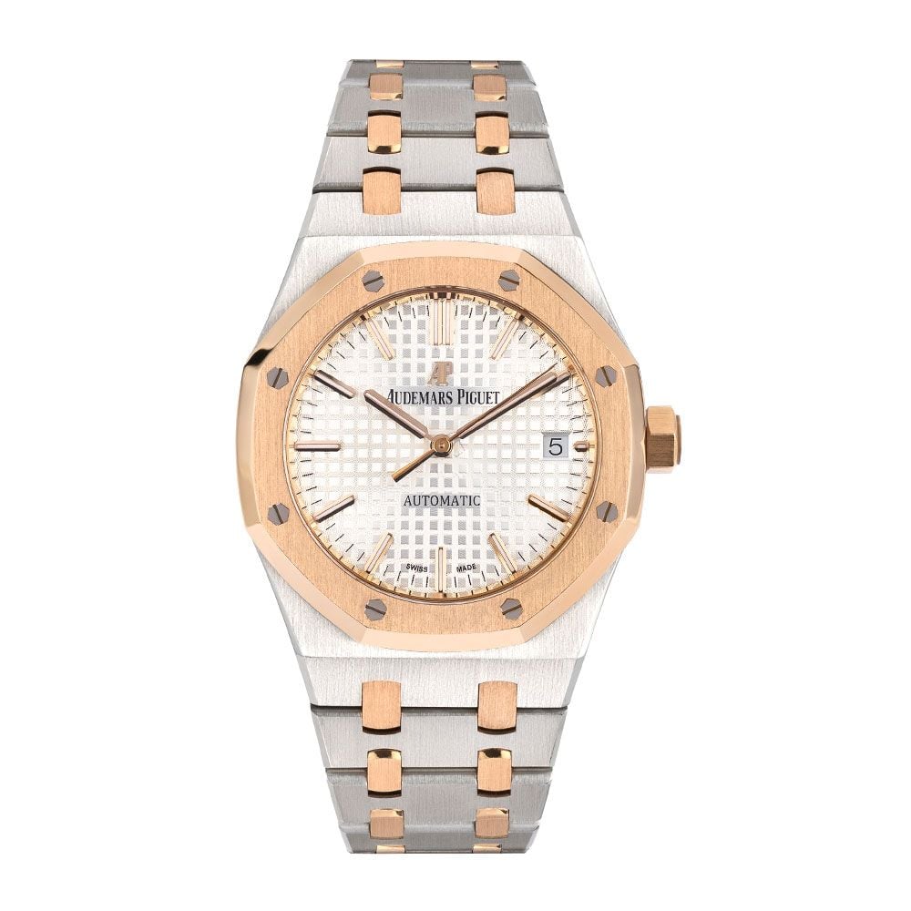 Audemars Piguet Royal Oak 15450SR.OO.1256SR.01 Steel & 18K Rose Gold Watch - Avi & Co. 1