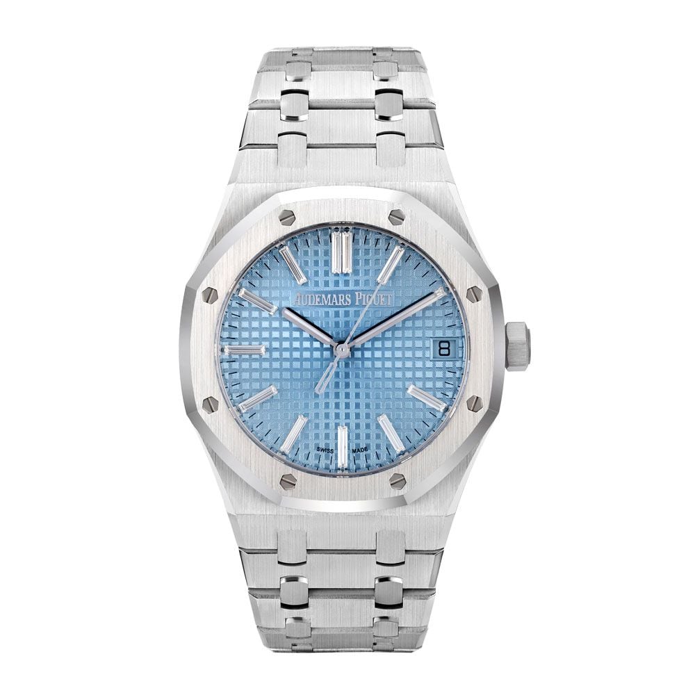 18K White Gold Audemars Piguet Royal Oak 15510BC.OO.1320BC.01, Blue Dial, 41mm - Avi & Co. 1