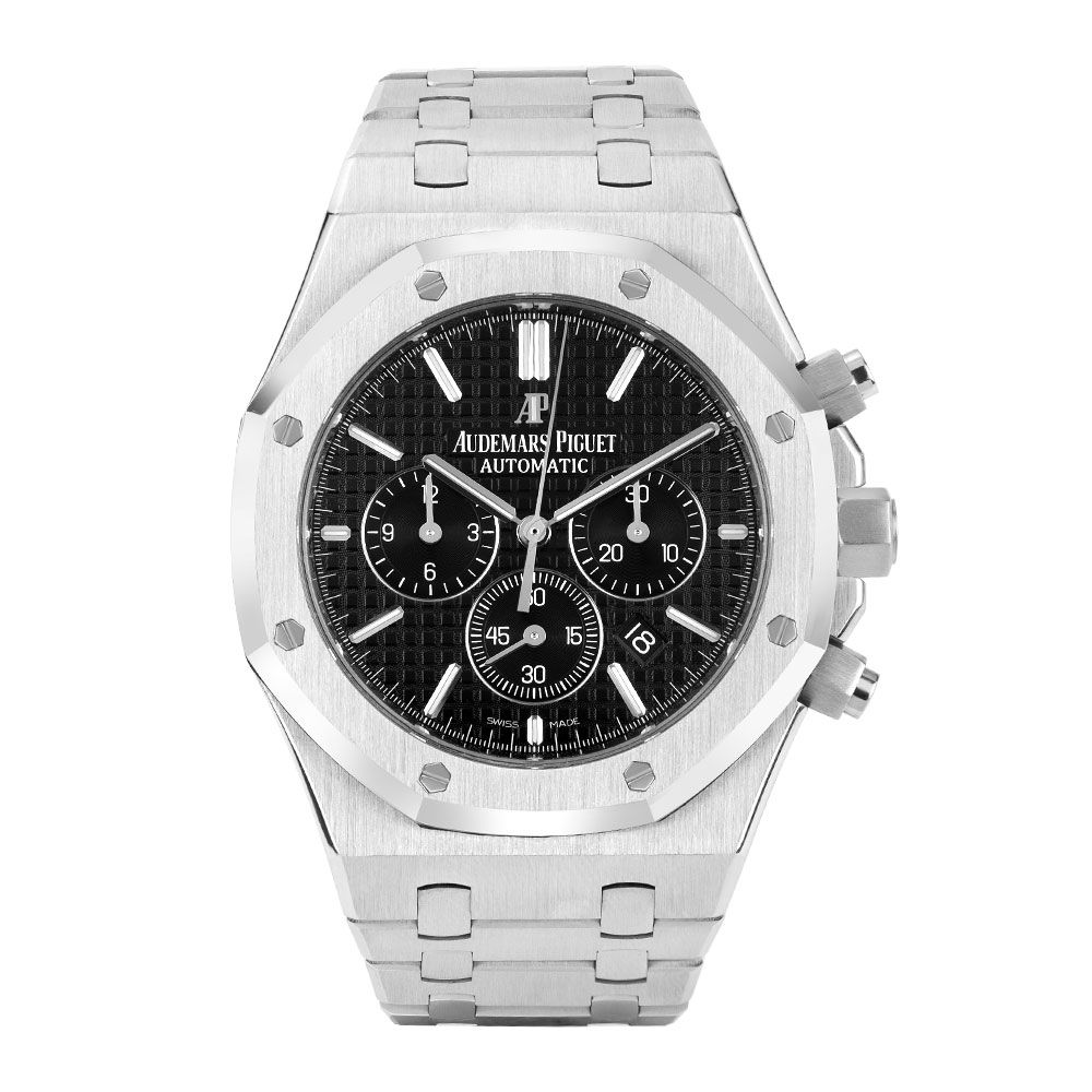 Audemars Piguet Royal Oak 26320ST, Chronograph, Steel, Black Index Dia - Avi & Co. 1