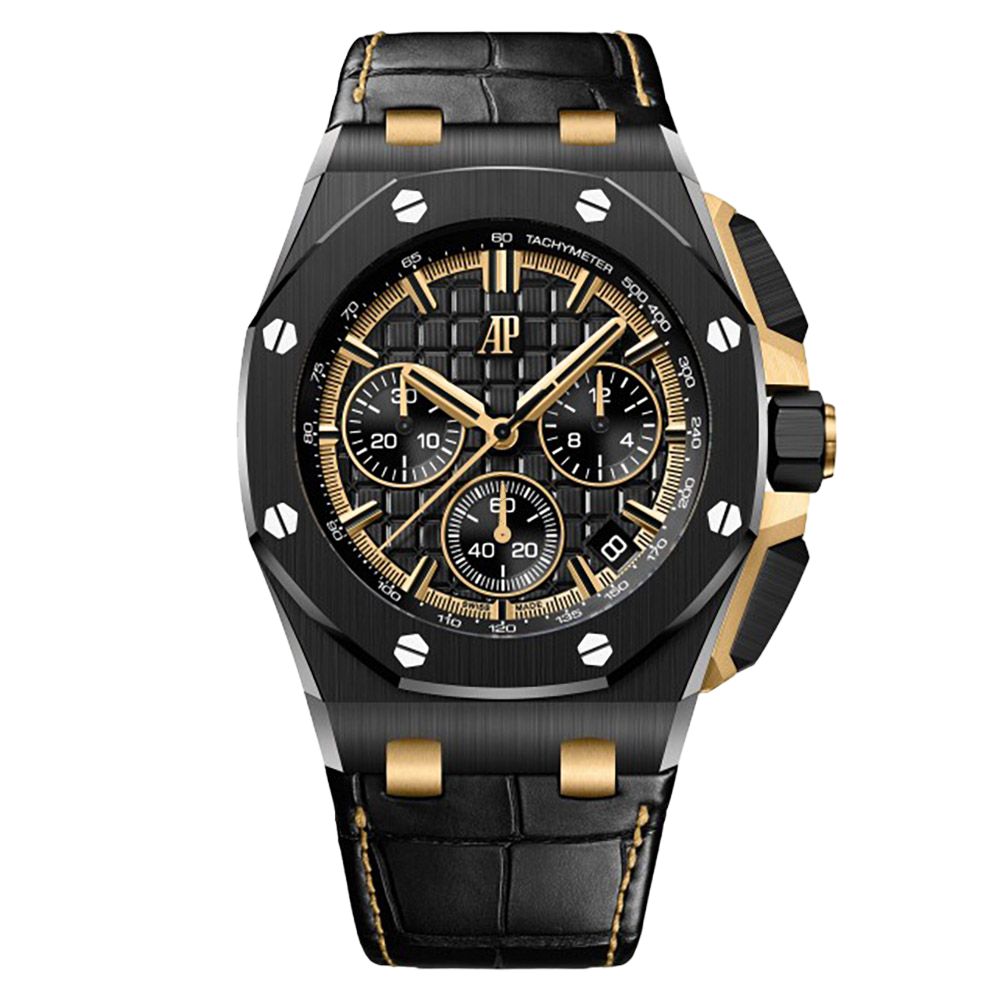 Shop Audemars Piguet Royal Oak Offshore 26420CE, Chronograph, Black Ceramic - Avi & Co. 1