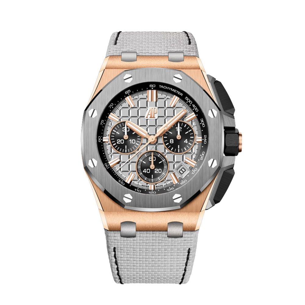 Audemars Piguet Royal Oak Offshore 26420OI, Chronograph, Titanium, Grey dial, 43 mm - Avi & Co. 1