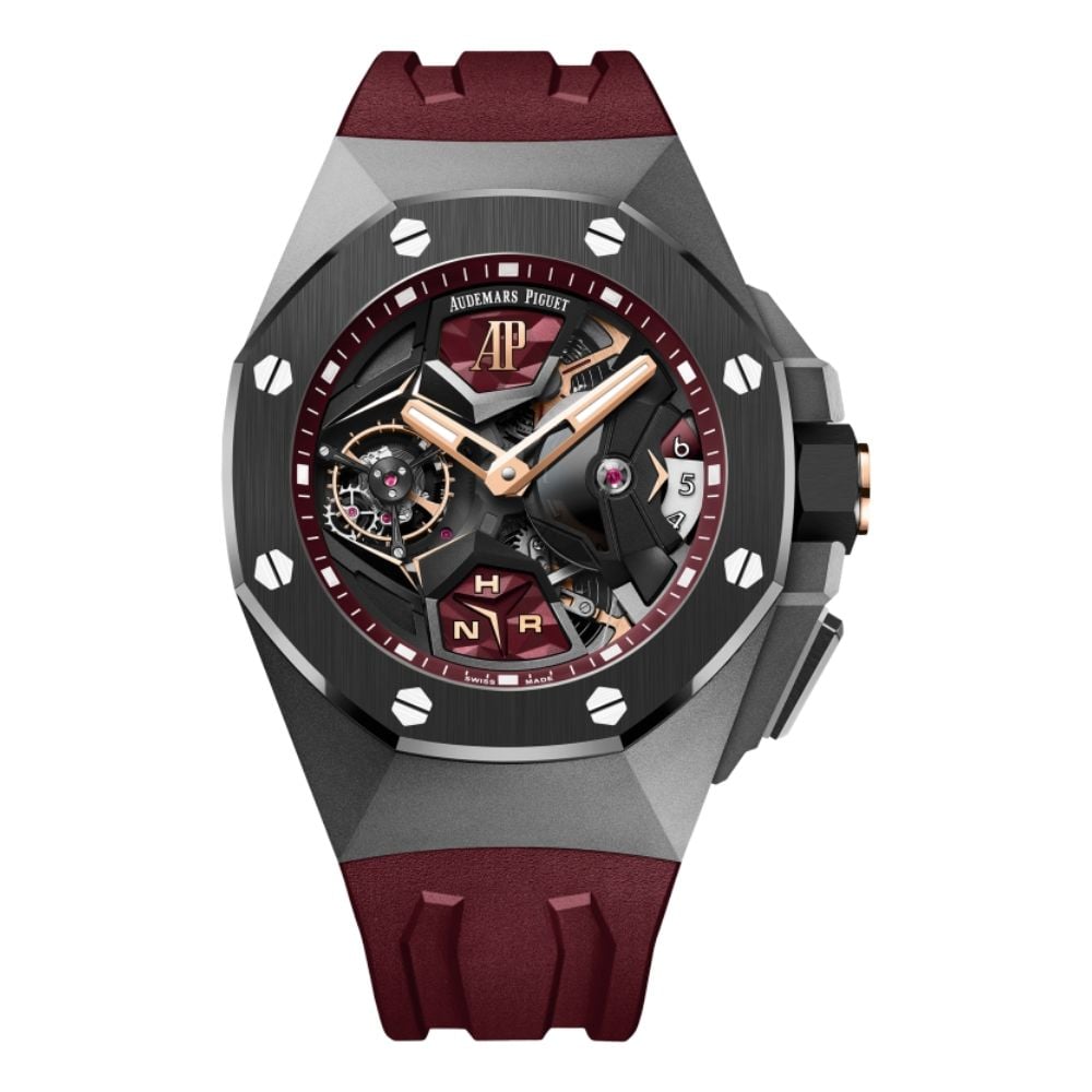 Audemars Piguet Royal Oak Concept 26589IO, Tourbillon GMT, Titanium, Skeleton dial, 44 mm - Avi & Co. 1