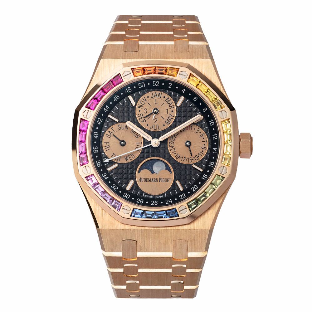Audemars Piguet Royal Oak 266140OR, Perpetual Calendar, 18K Rose Gold, - Avi & Co. 1