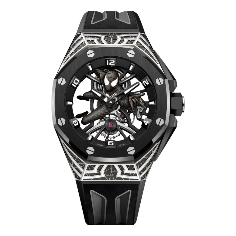 Audemars Piguet Royal Oak Concept 26631IO, Tourbillon "Black Spider-man", White Gold, Skeleton dial, 42 mm - Avi & Co. 1