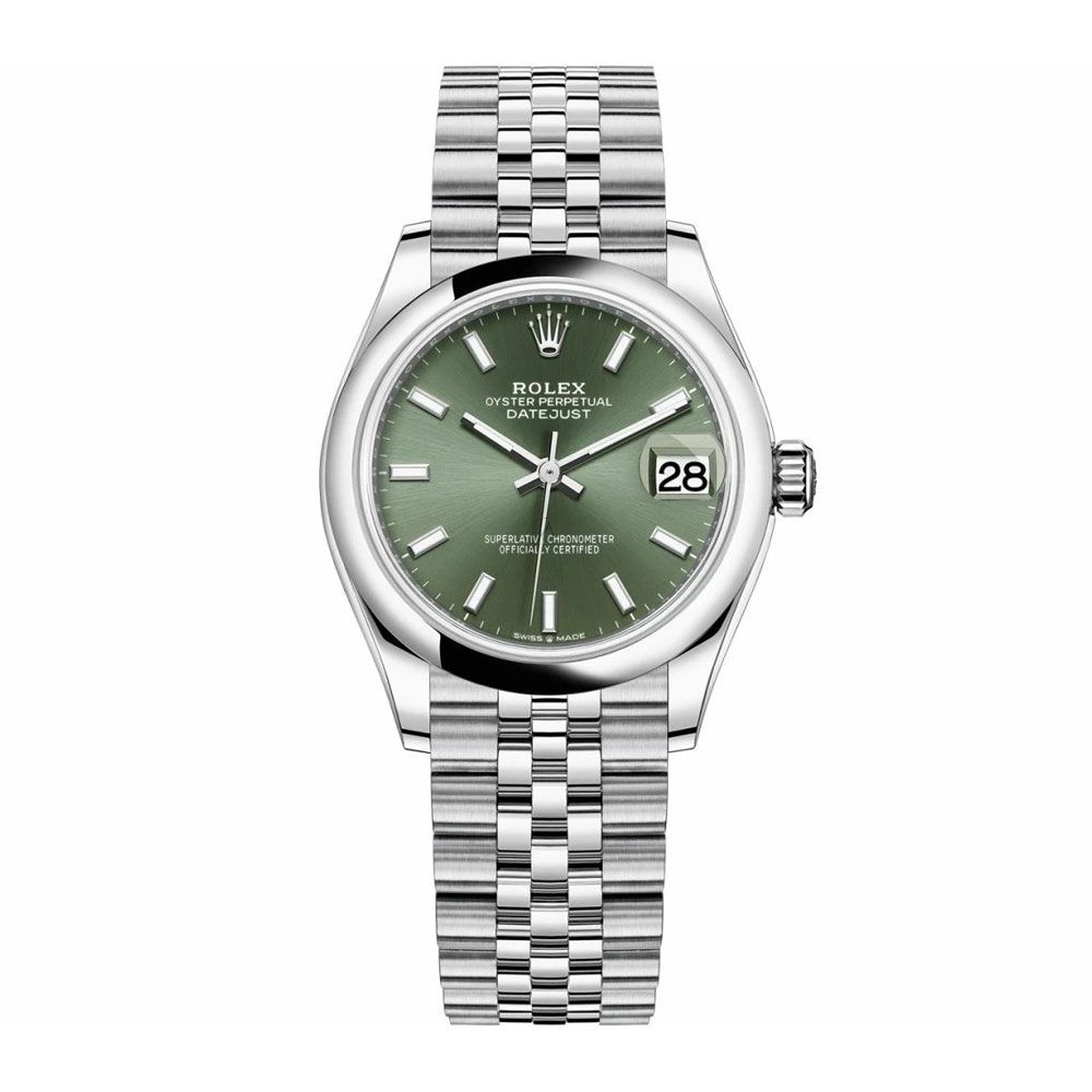 Rolex Datejust 31 278240, Stainless Steel, Green Index Dial, 31MM - Avi & Co. 1