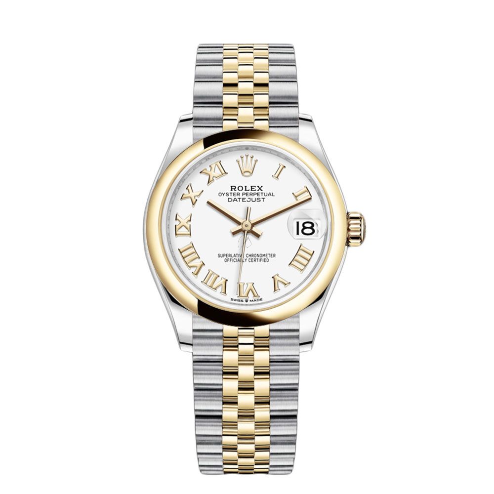 Rolex Lady-Datejust 278274, Jubilee, Steel, Aubergine Roman Dial, 31mm - Avi & Co. 1