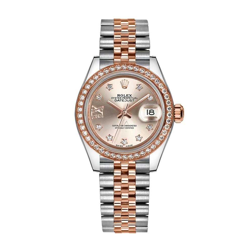Rolex Datejust 279381RBR Steel & 18K Rose Gold Watch, 28mm - Avi & Co. 1