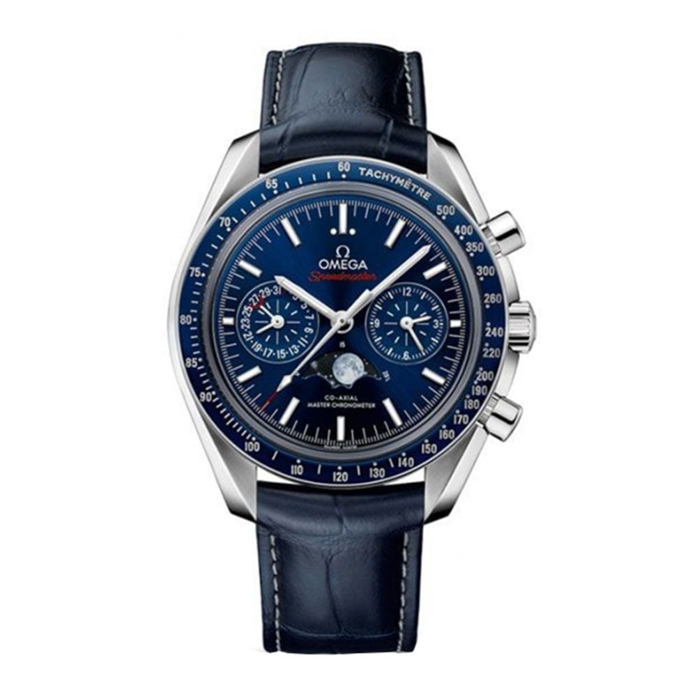 Omega Speedmaster 304.33.44.52.03.001, Stainless Steel, Blue Dial, 44MM - Avi & Co. 1