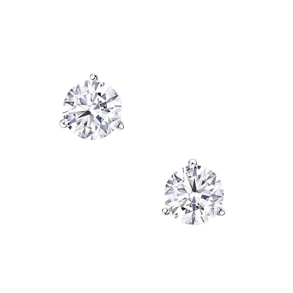Avi & Co. Round Solitaire Diamonds Studs